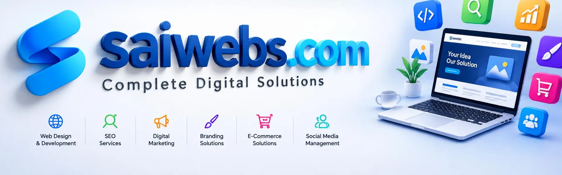 SaiWebs Website Header