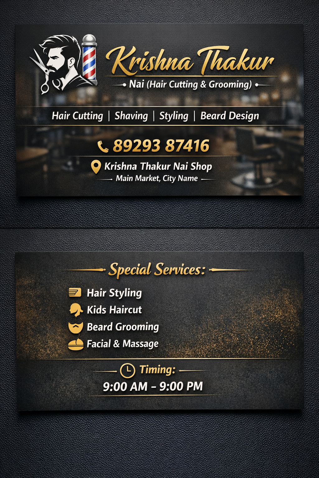 Krishna Thakur Practice: Nai (Hair Cutting & Grooming)