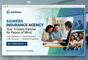 Read more about the article Insurance Agency Website by SaiWebs